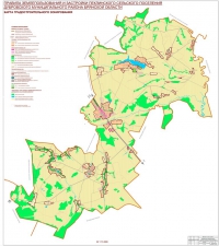Карта градостроительного  зонирования Пеклинского СП